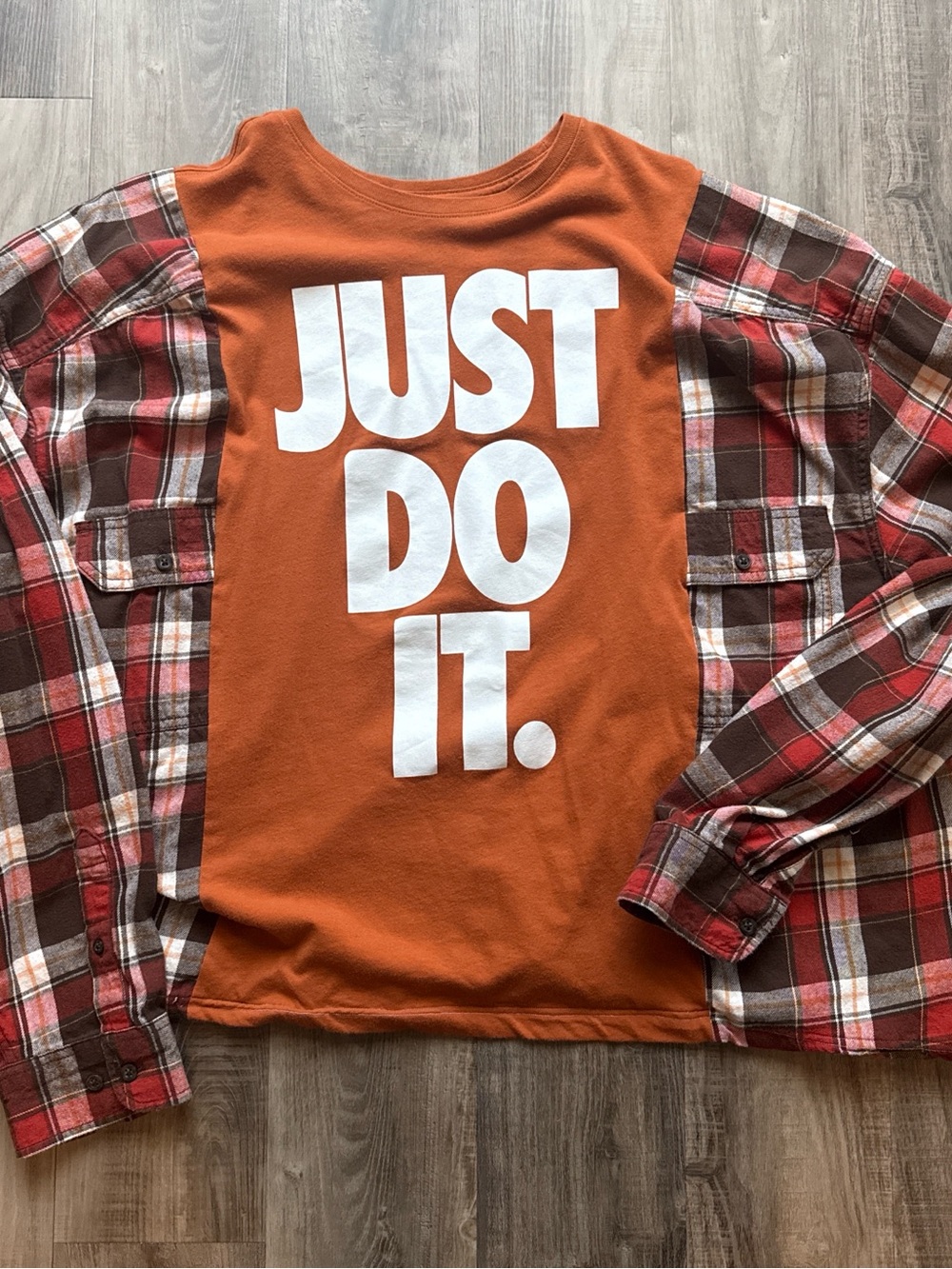 Nike Reworked Oversized Flannel